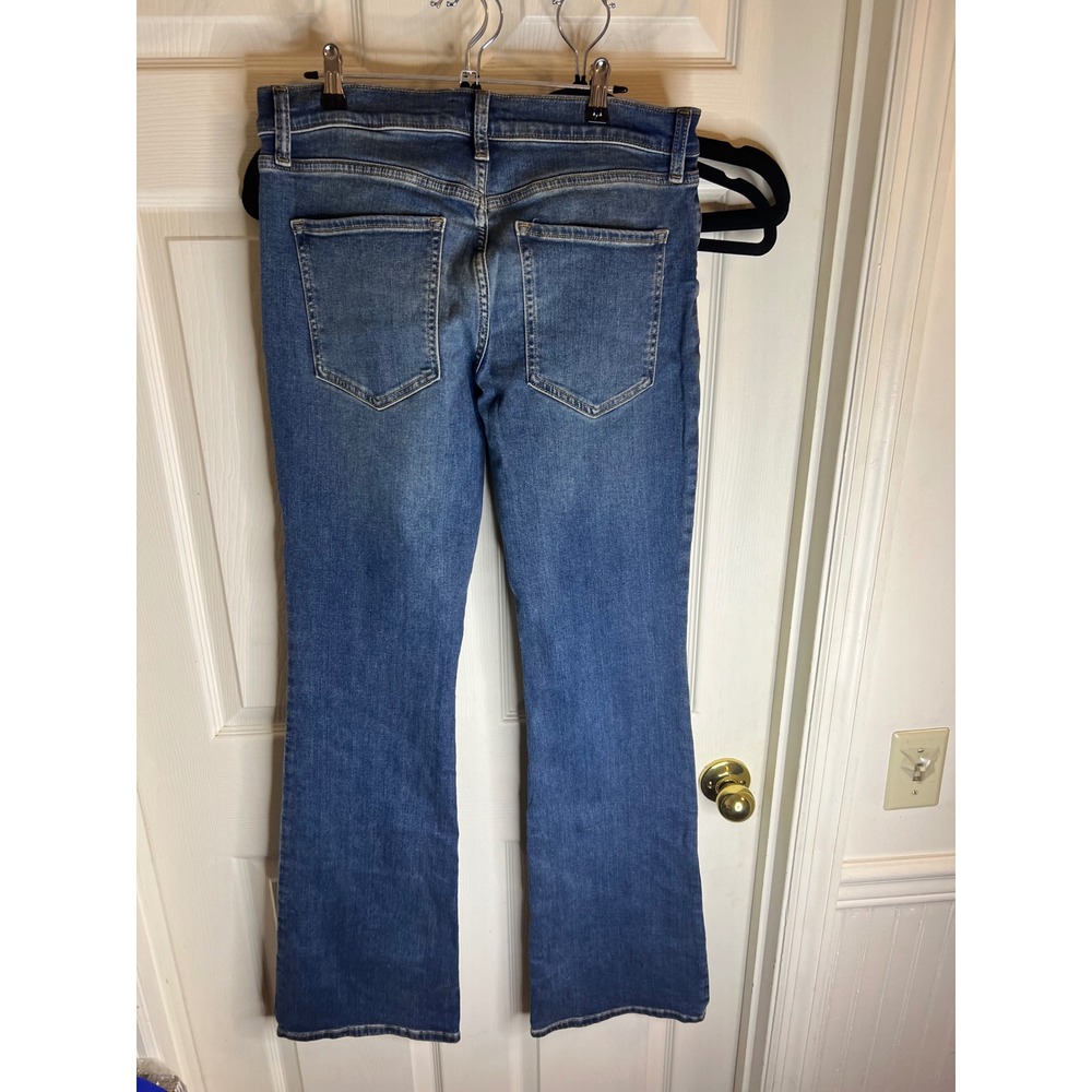 Banana Republic Bootcut Jeans Womens 29/8 Tall Medium Wash Denim Blue NWT - Picture 6 of 7